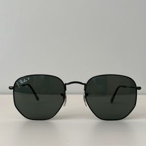 Ray Ban Hexagonal Flat Sunglasses